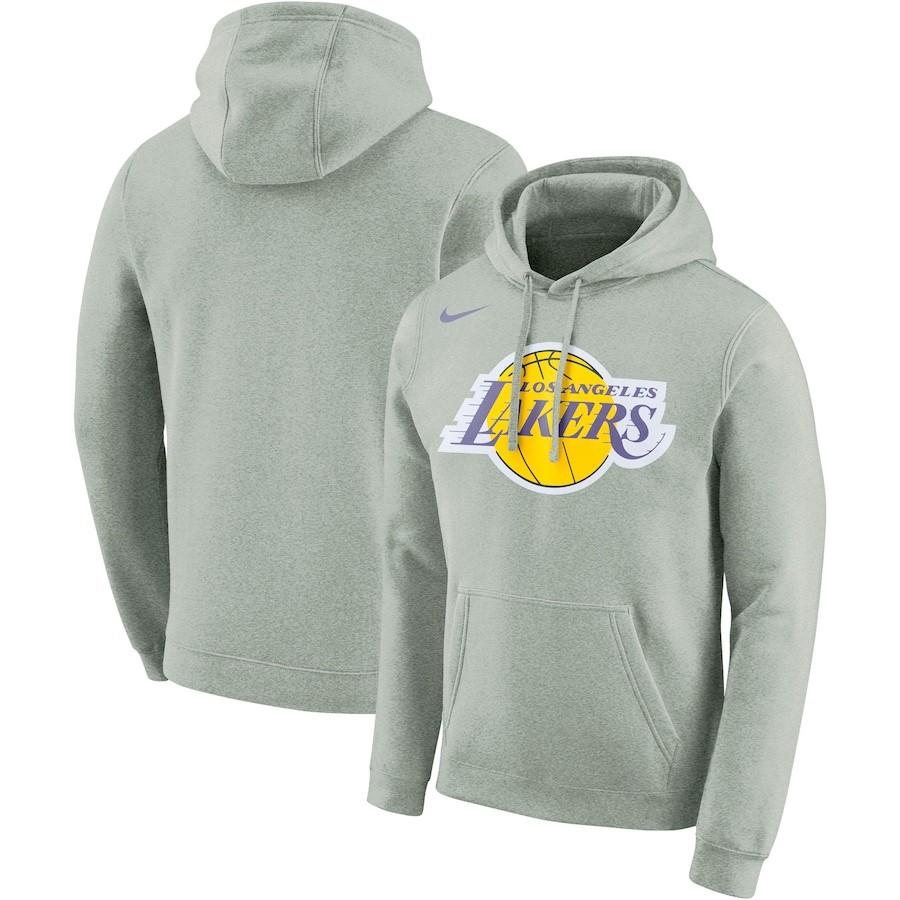 Hoodie Nike LA lakers heathered gray essential Men s Fashion