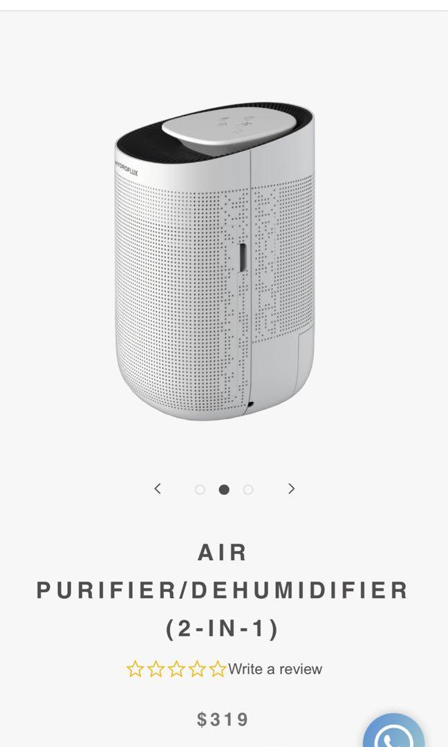 Hydroflux Air Purifier/Dehumidifier, TV & Home Appliances, Air