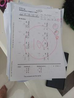 affordable kumon worksheets for sale books magazines carousell singapore