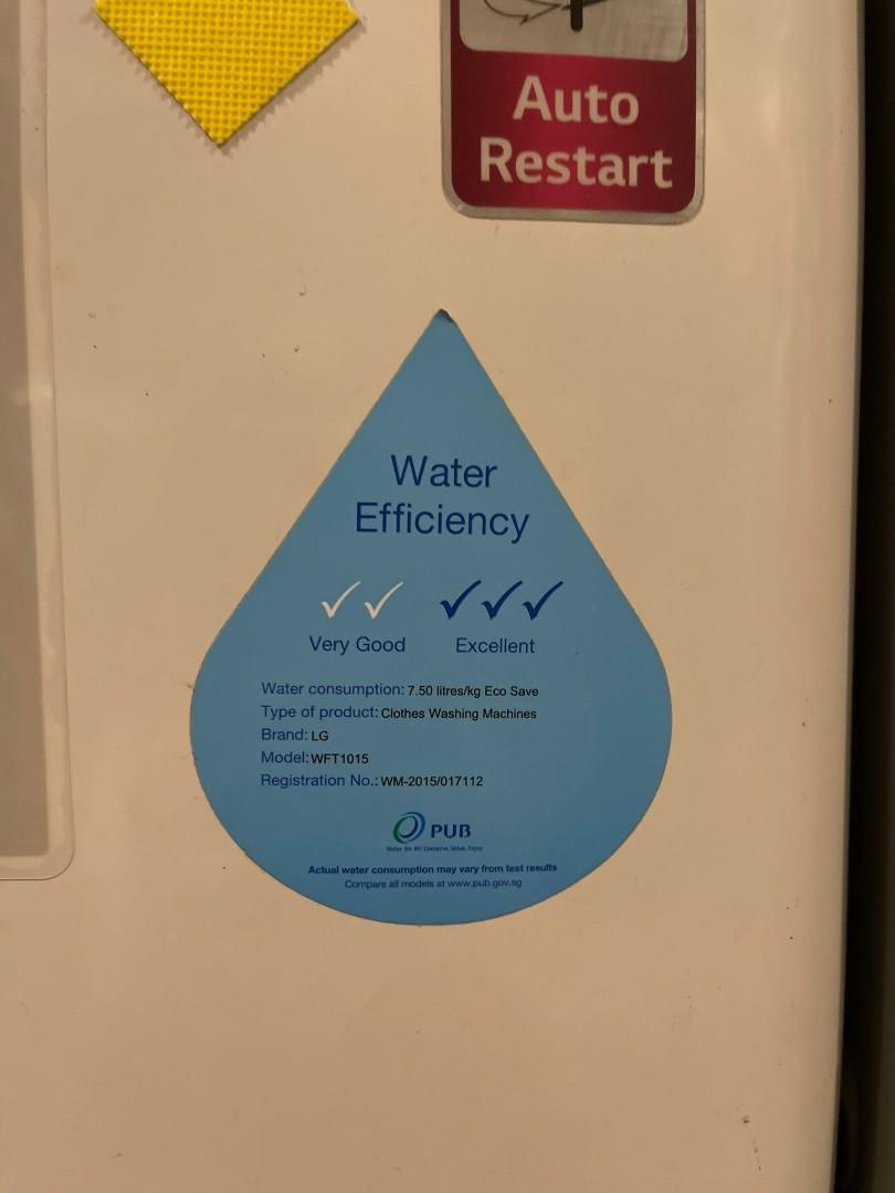 LG 10kg, Turbo Drum Top Load Washing Machine WFT1015, TV & Home