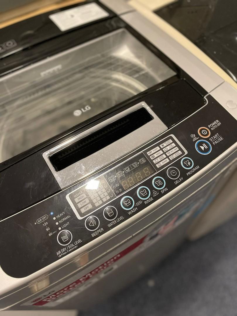 LG 8.5kg Inverter Direct Drive Top Load Washer WFT8065DD, TV & Home