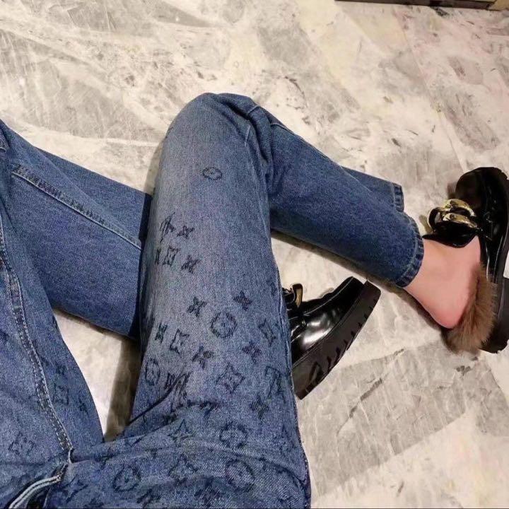 Louis vuitton jeans, Women's Fashion, Bottoms, Jeans on Carousell