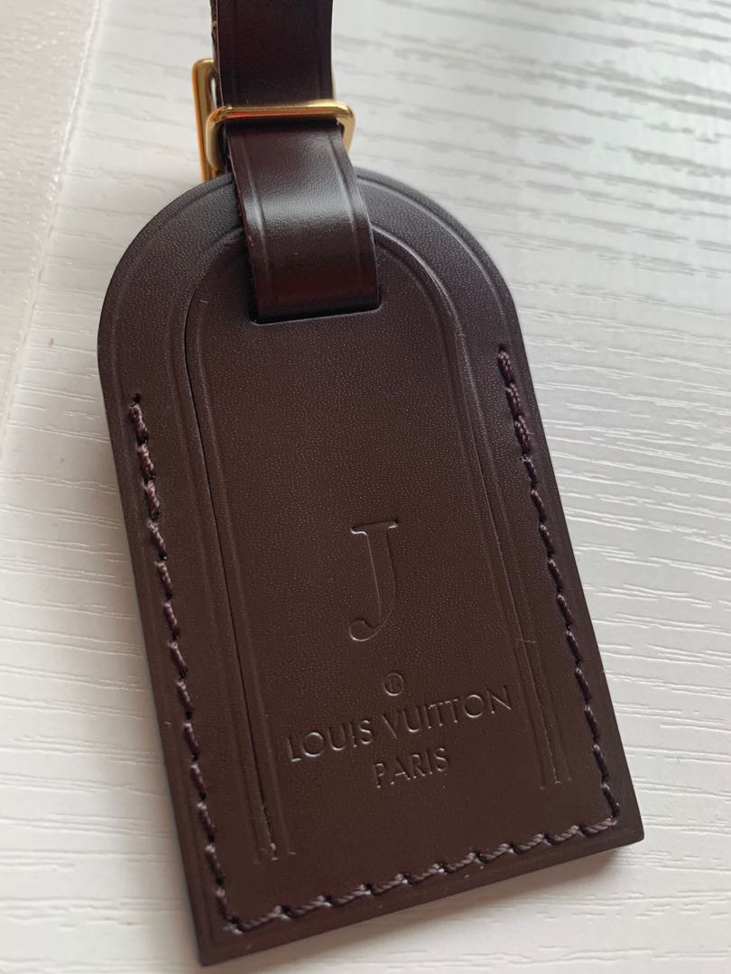 Louis vuitton ebene luggage tag store