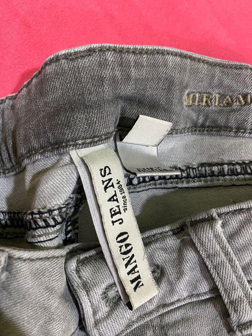Side slit slim jeans - Women
