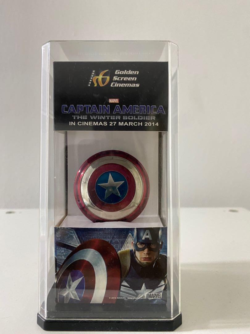 Marvel Captain America Keychain Gsc Cinema Merchandise Hobbies Toys Collectibles Memorabilia Fan On Carou