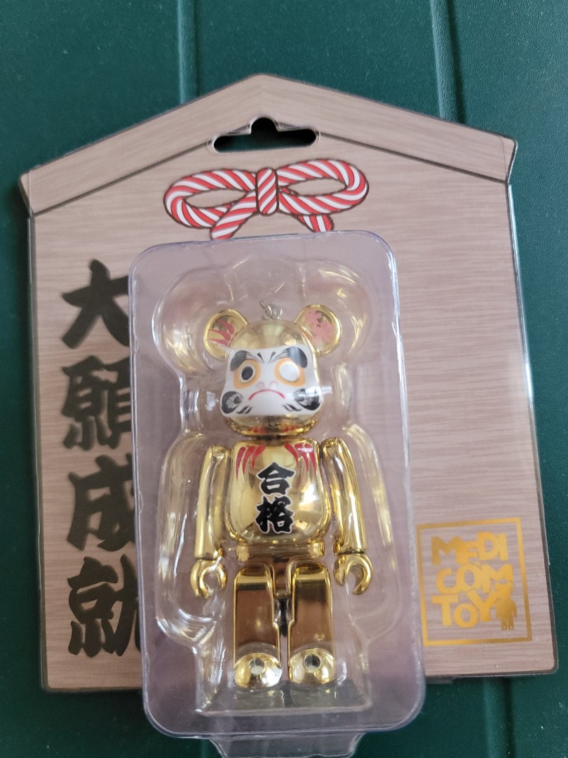 BE@RBRICK 達磨 合格 金メッキ 弐 100%&400%【4体セット】 angelmercan