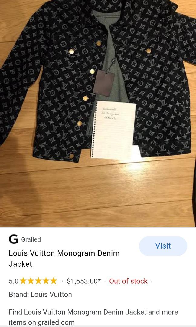 Fringed Monogram Boyhood Denim Jacket  Men  ReadytoWear  LOUIS VUITTON  