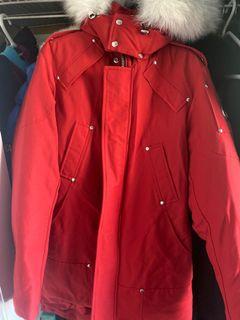 Moose Knuckle red Stirling Parka size small