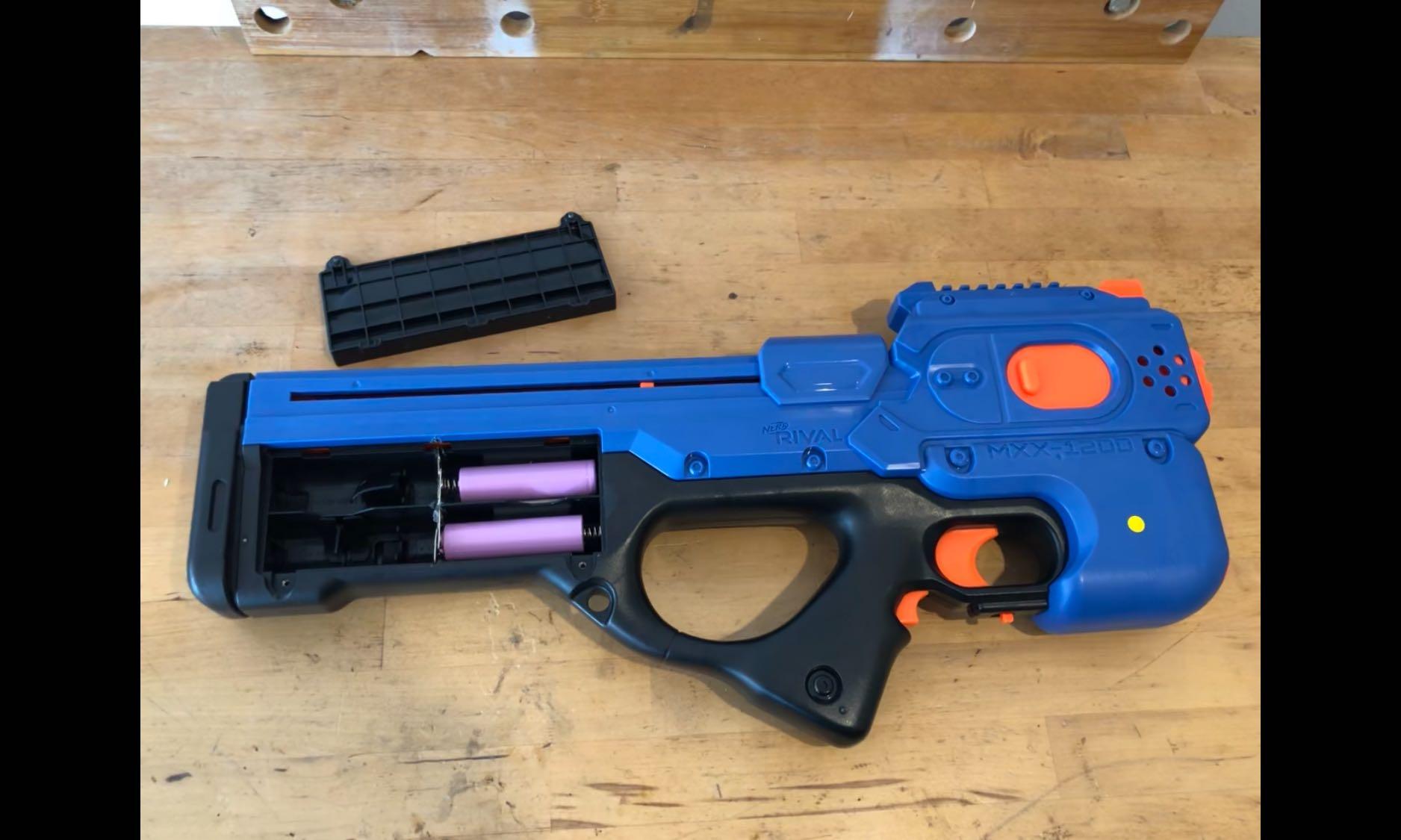 Nerf rival rechargable battery mod, Hobbies & Toys, Toys & Games on  Carousell
