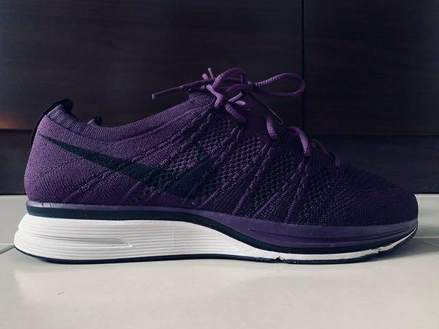 Purple flyknit clearance trainer