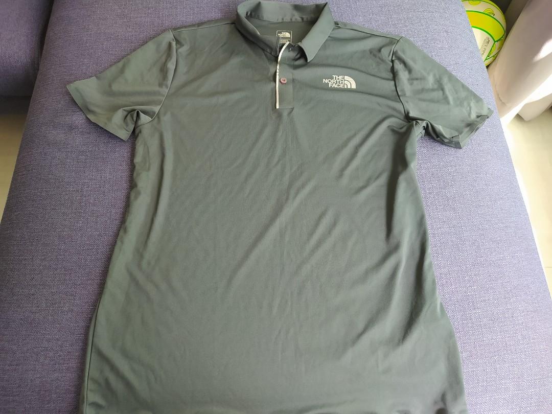 North face flashdry sports polo t size xl