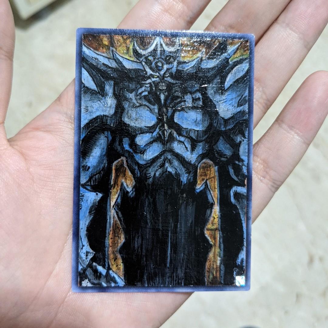 painted yugioh cards OBELISK THE TORMENTOR CUSTOM PAINT ACRYLIC CARD YU GI OH, Toys &  Collectibles, Trading Cards, Raw Singles on Carousell