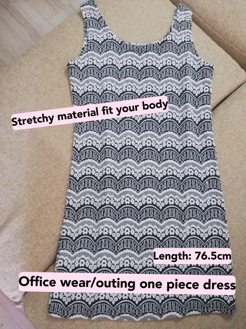One piece dress officewear outing 