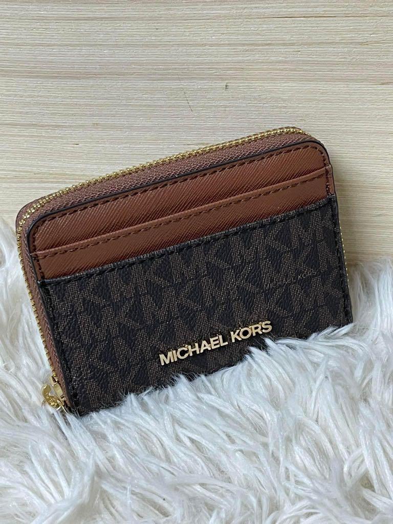 michael kors brown acorn wallet