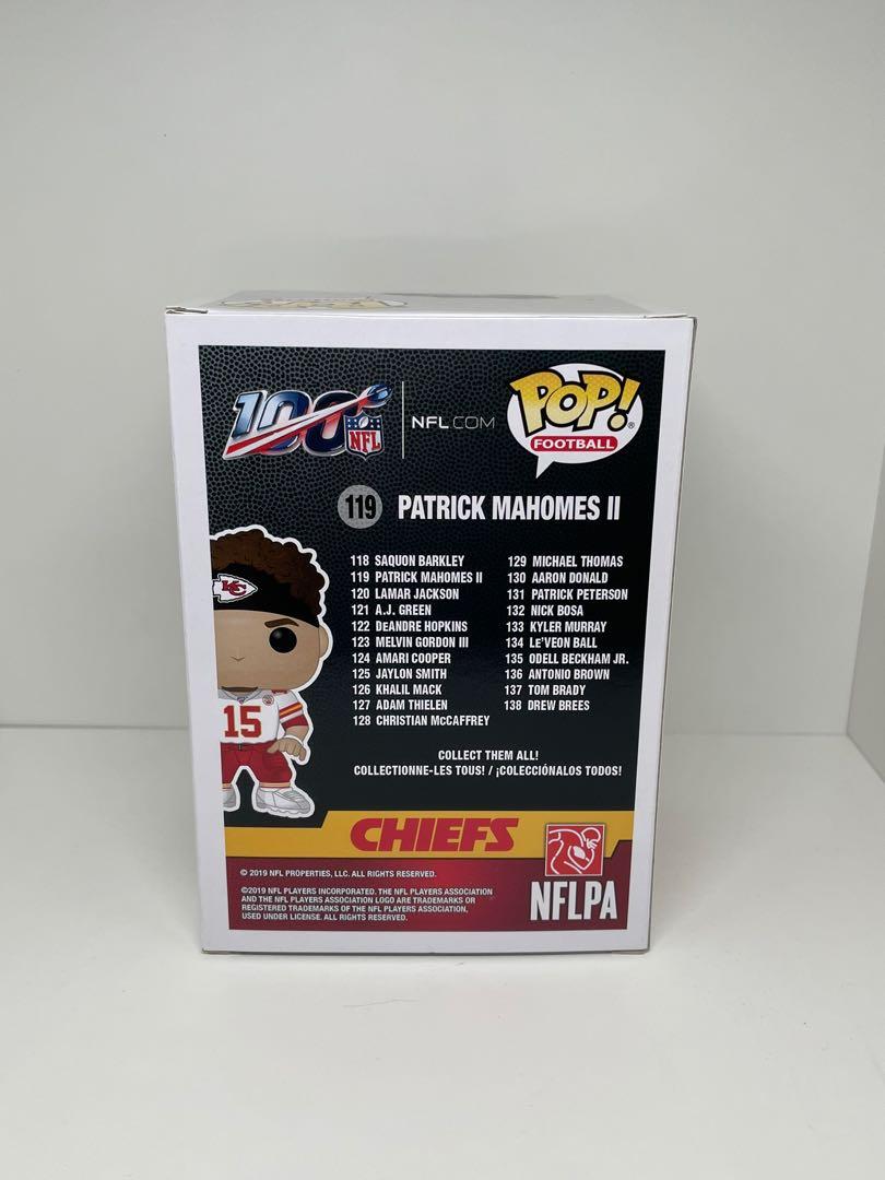 Patrick Mahomes Funko Pop Rare White Jersey