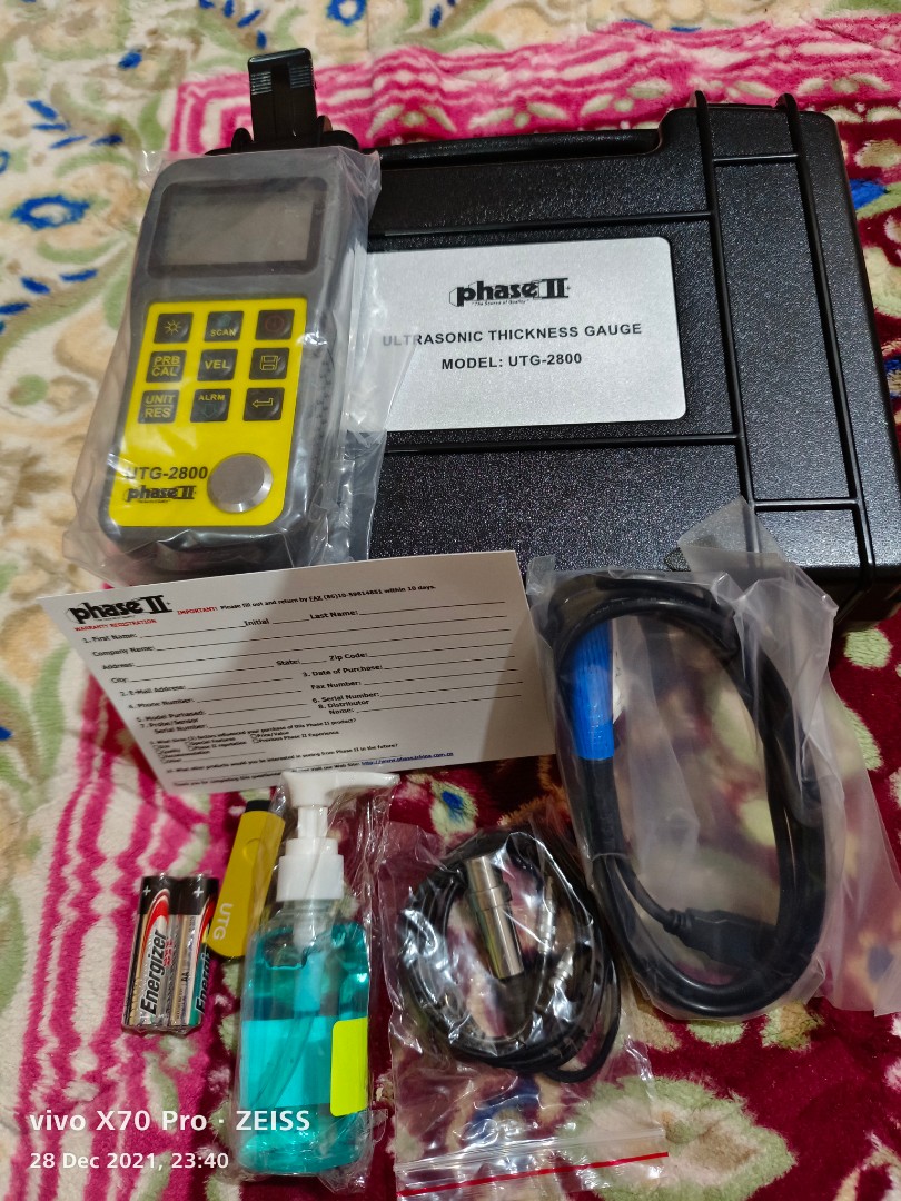 Phase Ii Utg2800 400 Replacement Probe For Ultrasonic Thickness