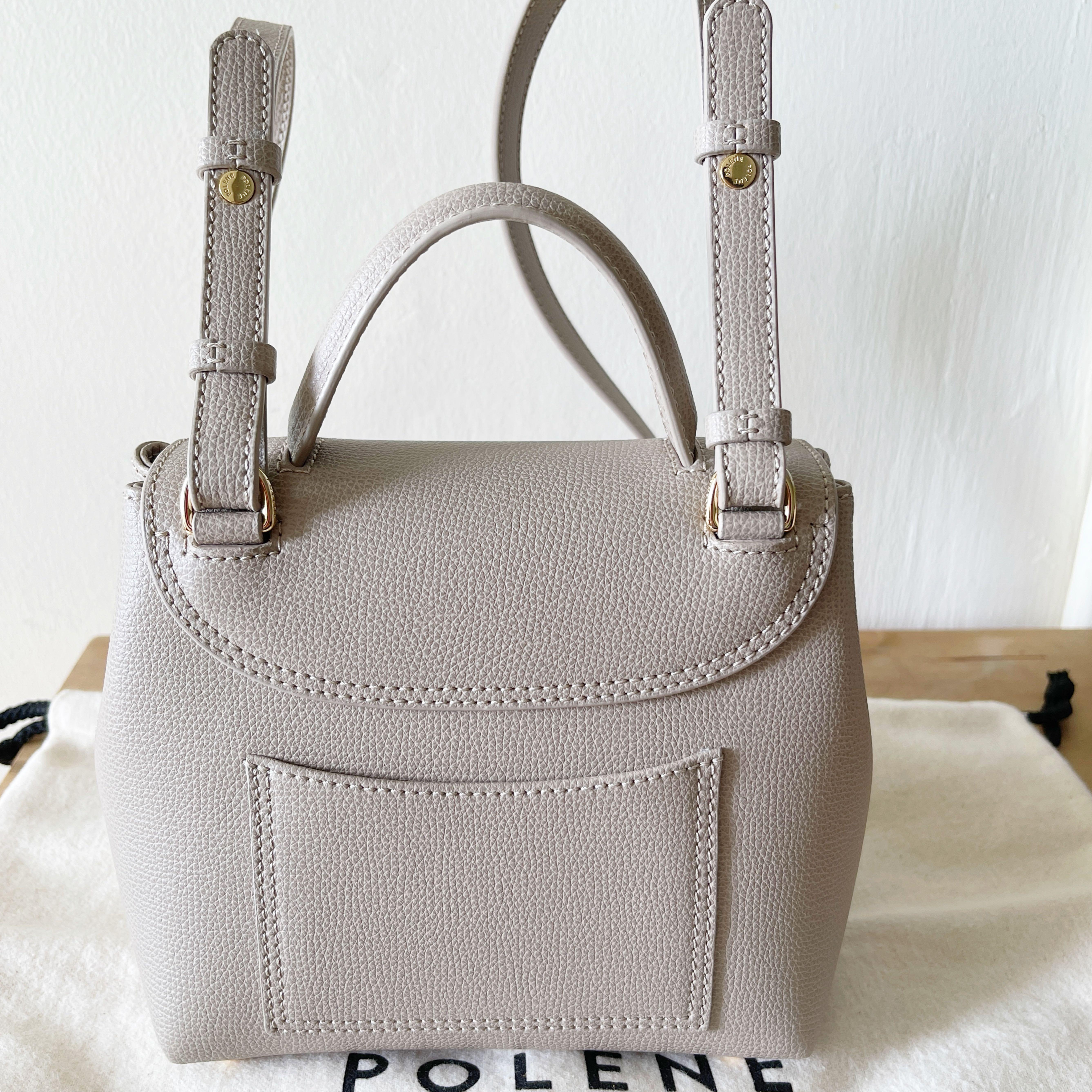 Numéro un nano leather handbag Polene Multicolour in Leather