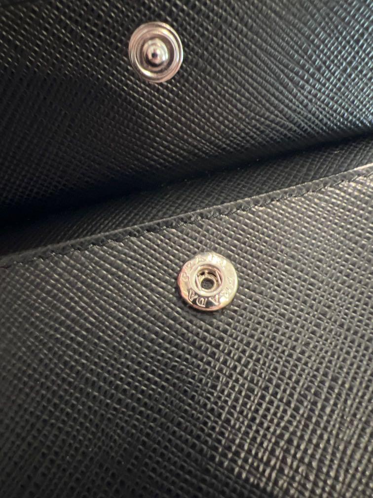 Prada Mens Wallet with Coin Compartment, Prada receipt included., Men's