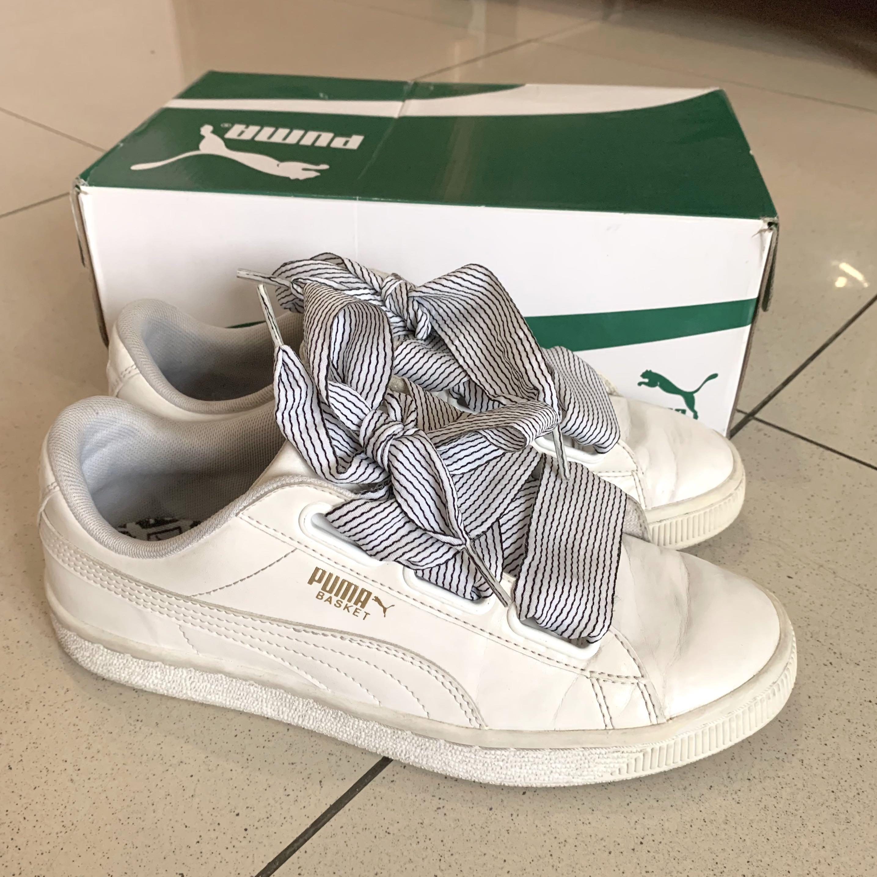 puma basket heart zalora