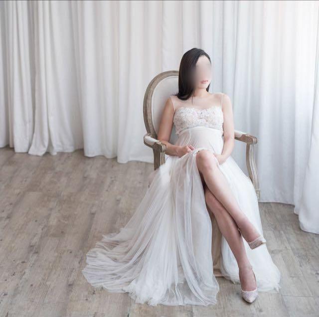 Rent Buy Watters BHLDN Penelope Gown Wedding Maternity Maxi