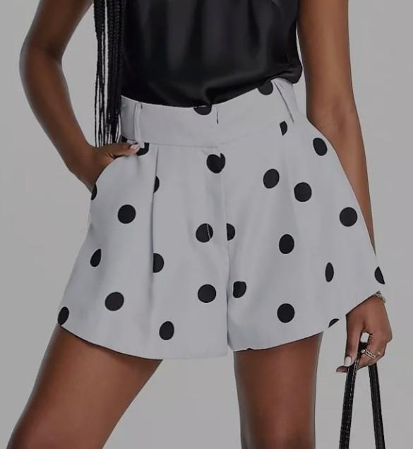 River island polka dot shorts top