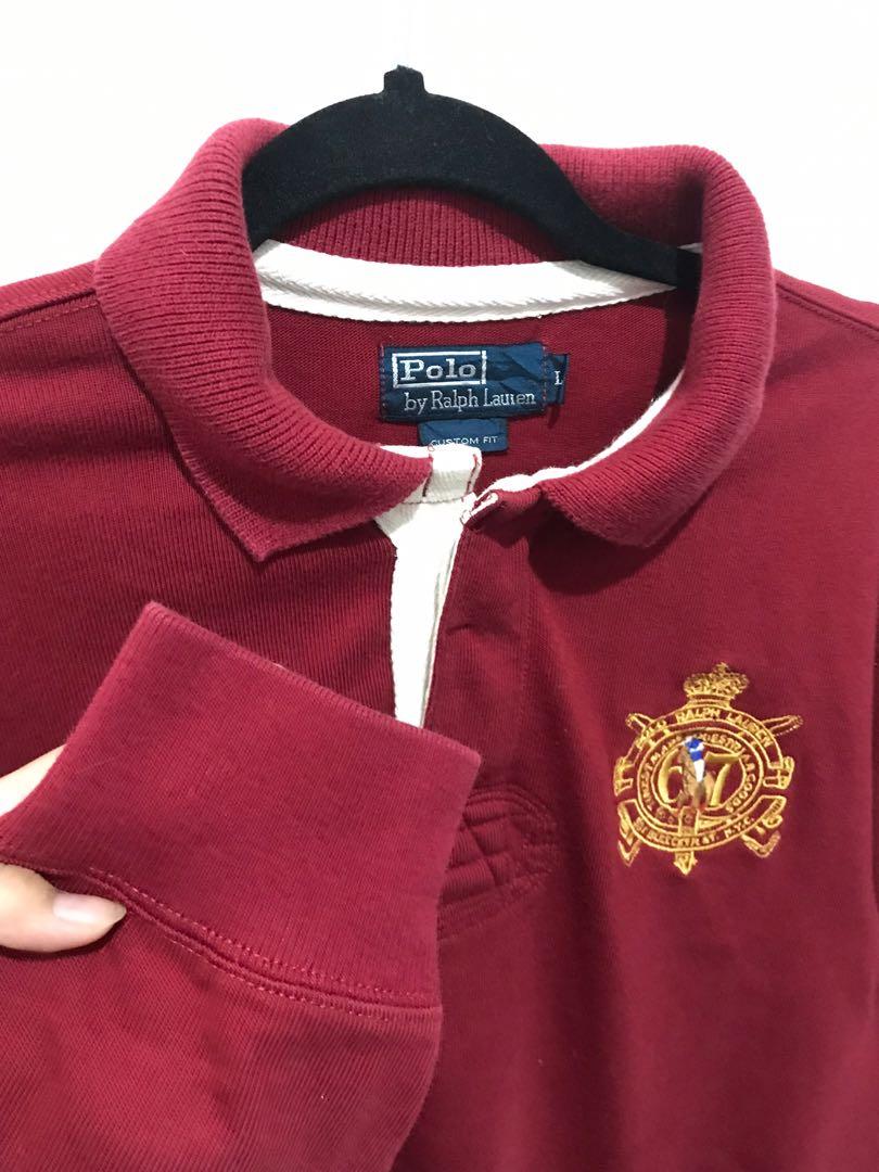 Rugby Shirt by Polo Ralph Lauren Maroon 