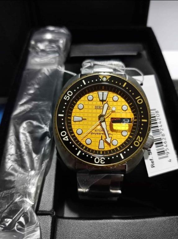 Seiko store diver yellow
