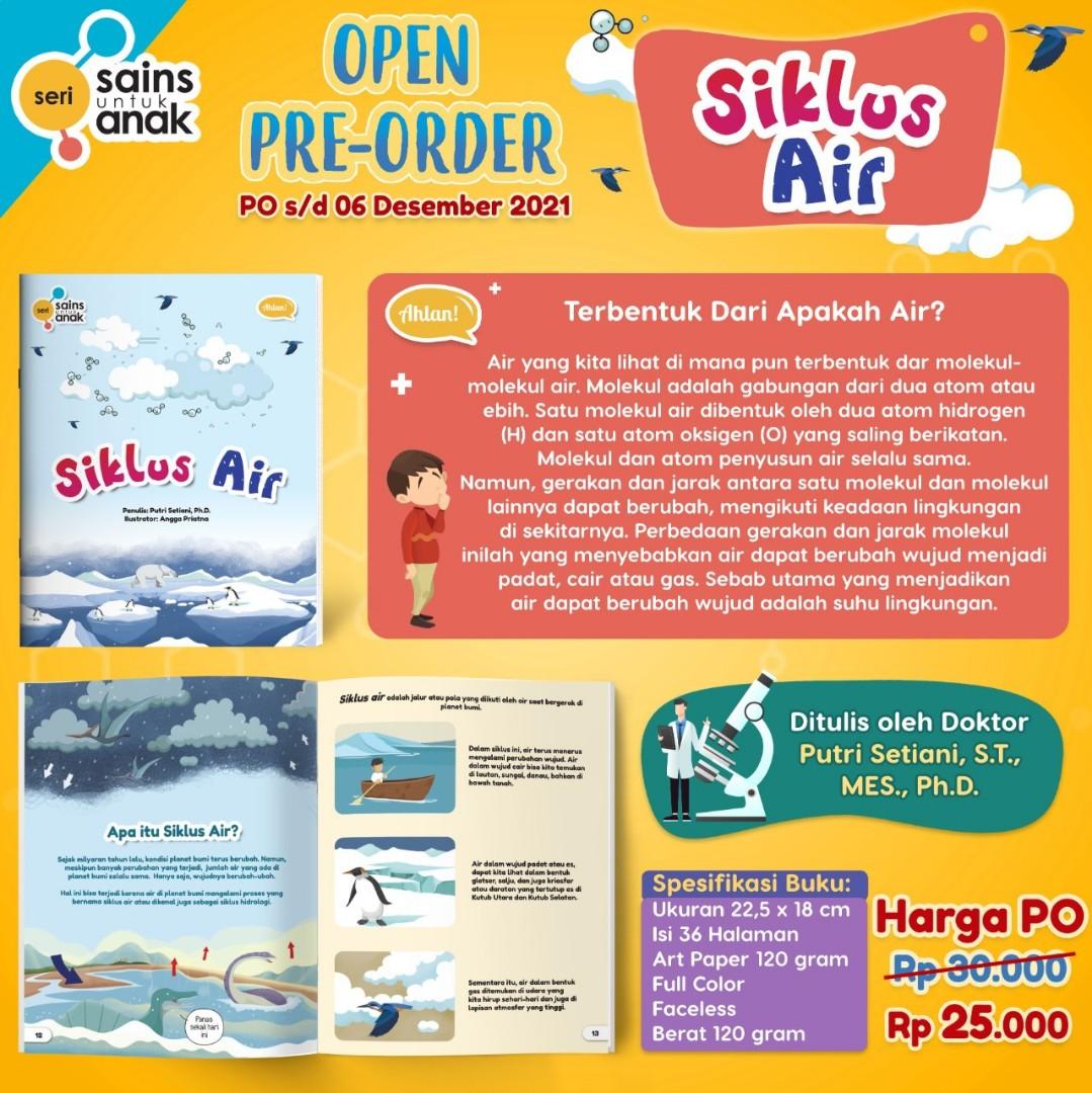 SIKLUS AIR / Ahlan / Ahlan! / Seri Sains untuk Anak / Buku Sains Anak
