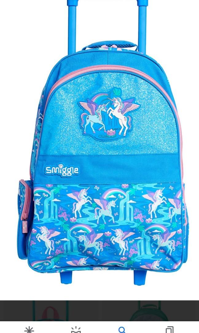 Smiggle trolley bag, Women's Fashion, Bags & Wallets, Backpacks on