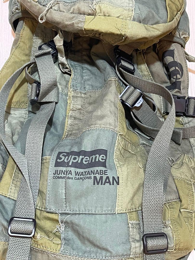 Supreme JUNYA WATANABE CG MAN Patchwork Backpack Olive 書包袋bag