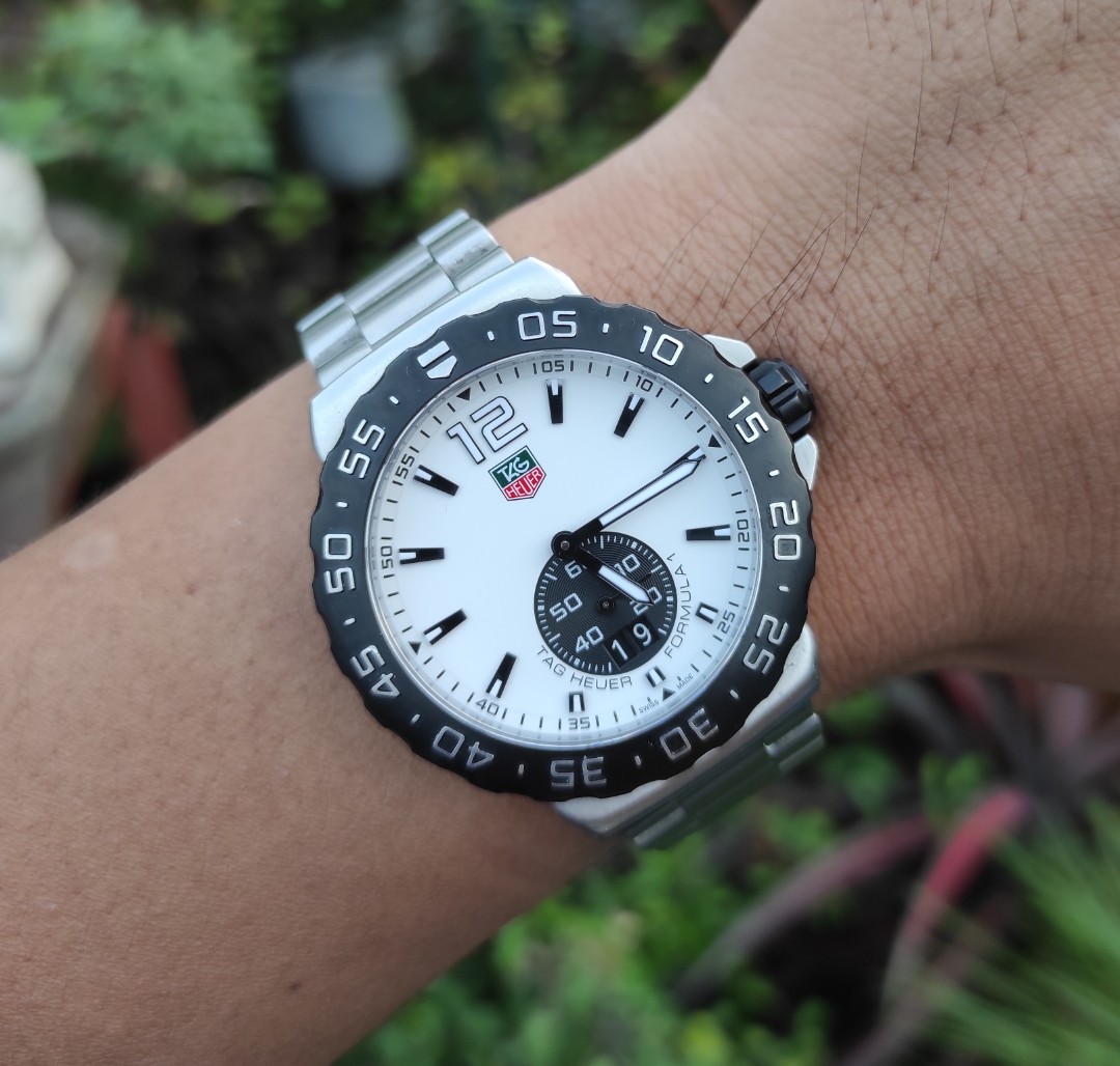 Tag Heuer F1 Grande Date White Full Set
