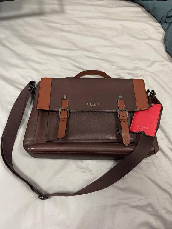 Burgundy leather briefcase hotsell