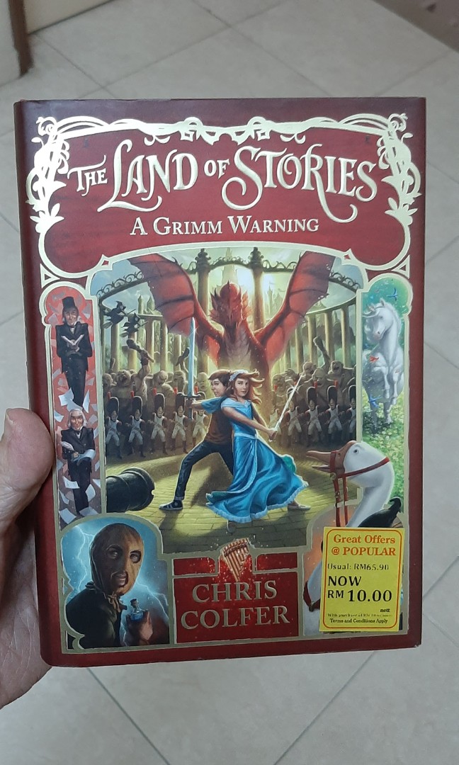 THE LAND OF STORIES A GRIMM WARNING, Hobbies & Toys, Books & Magazines