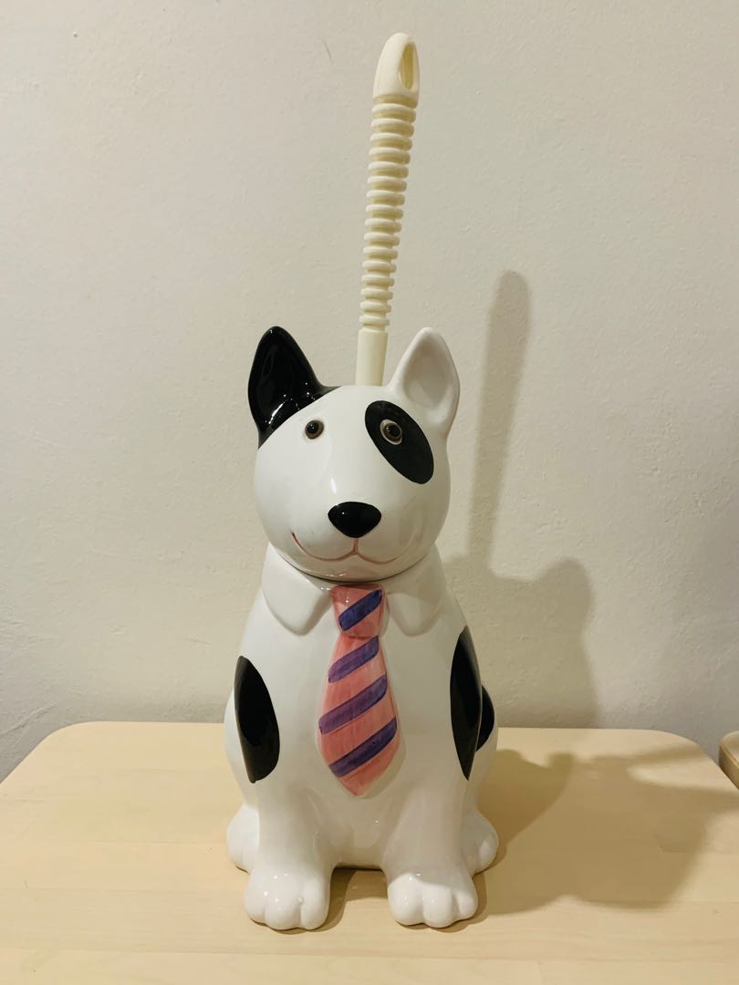 Dog toilet cheap brush holder