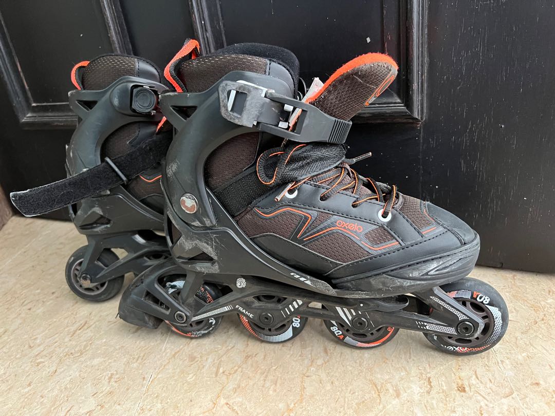 Used rollerblades & guards, Sports Equipment, Sports & Games, Skates