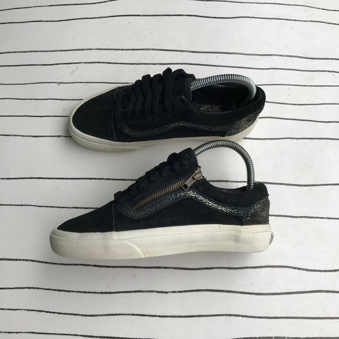 Vans old outlet skool zip noir