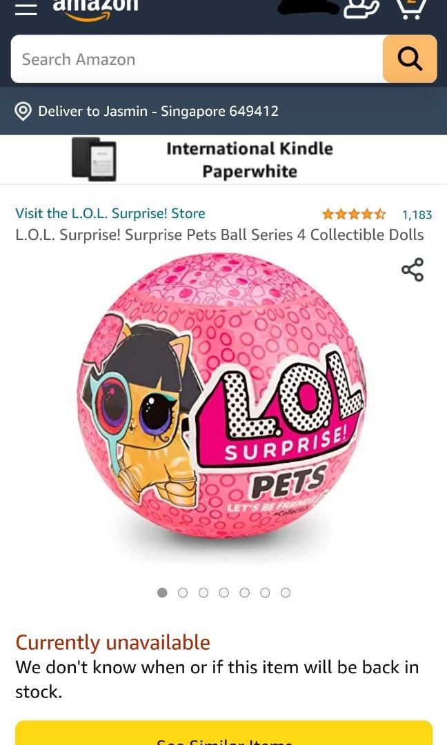 L.O.L. Surprise Surprise Pets Ball Series 4 Collectible Dolls