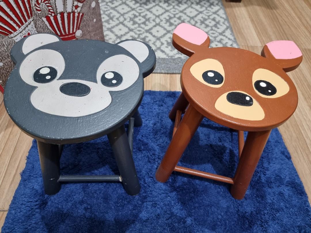 Wooden character chair, Babies & Kids, Baby Nursery & Kids Furniture
