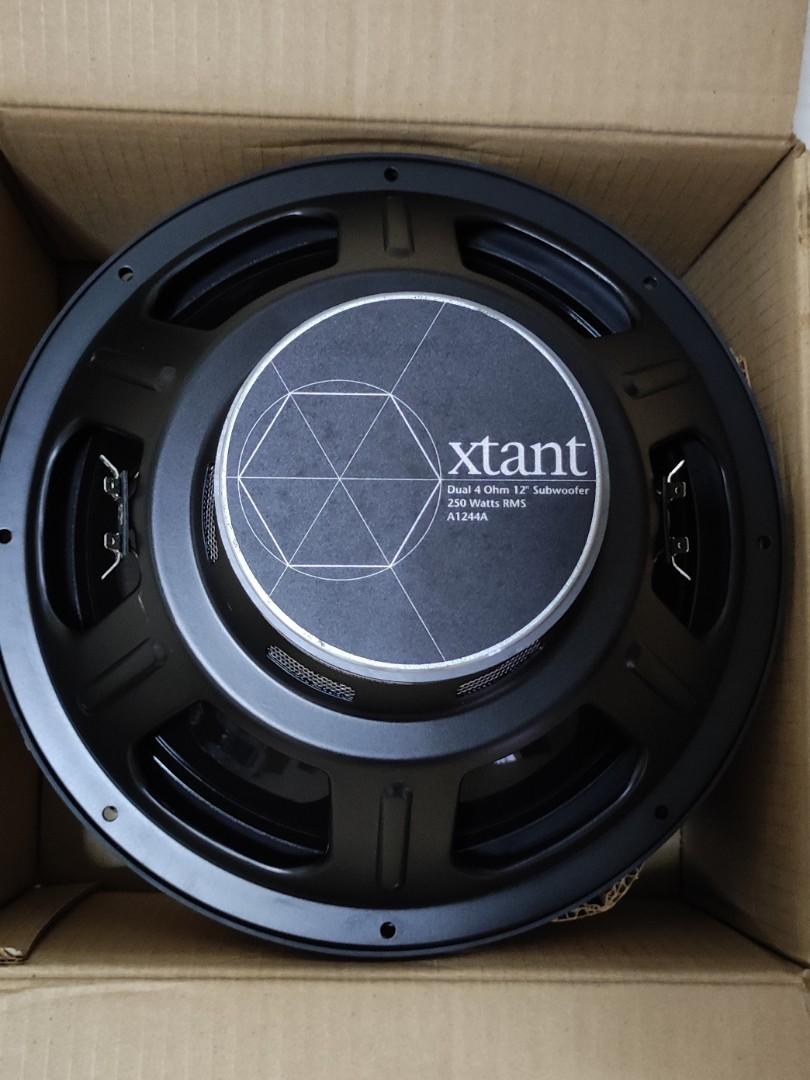 Xtant 12" A1244A Dual Voice Coil Subwoofer, Car Accessories