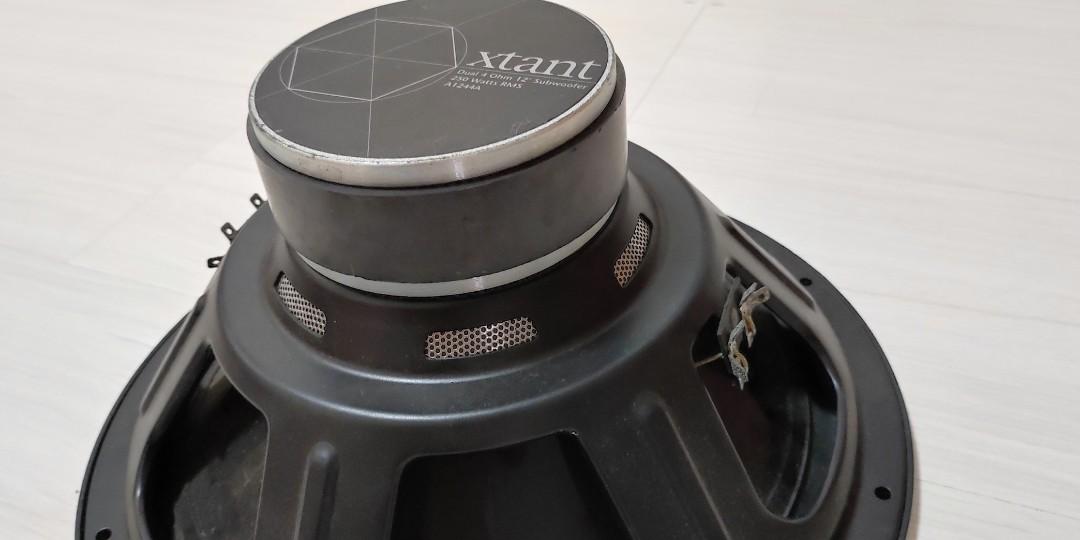 Xtant 12" A1244A Dual Voice Coil Subwoofer, Car Accessories
