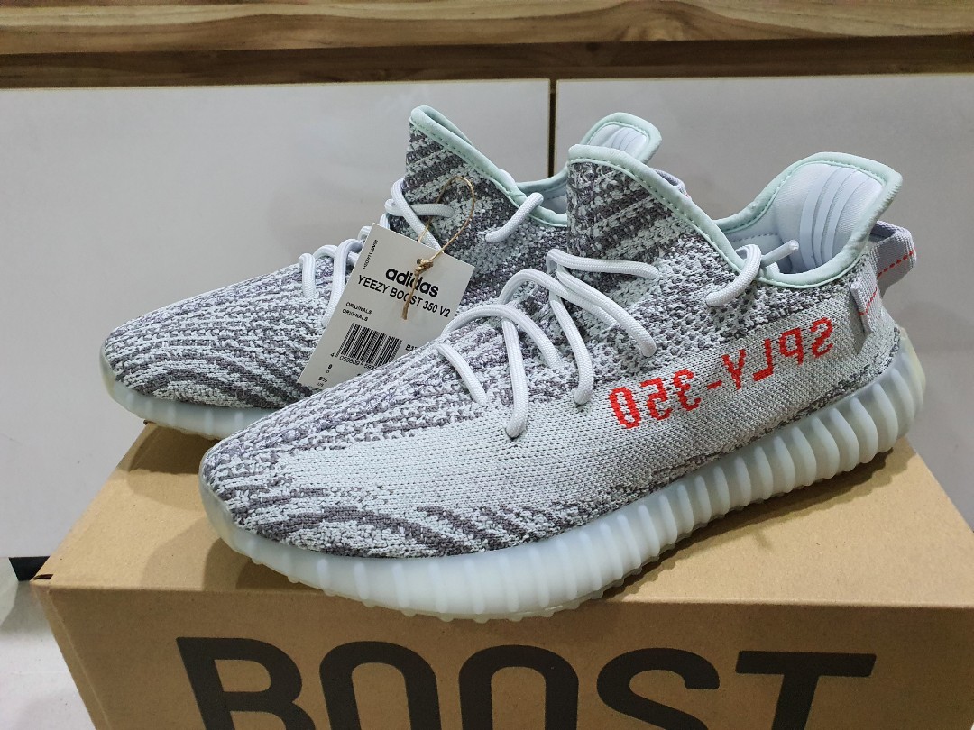 Yeezy 350 bkue tint, Men's Fashion 