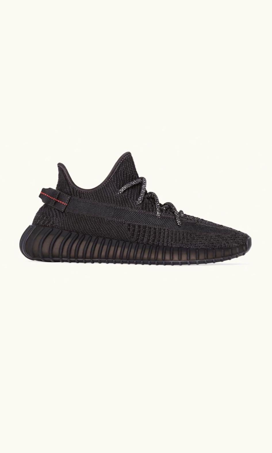 Adidas yeezy sales black non reflective