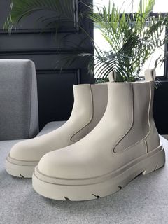 Zara white sale boots uk