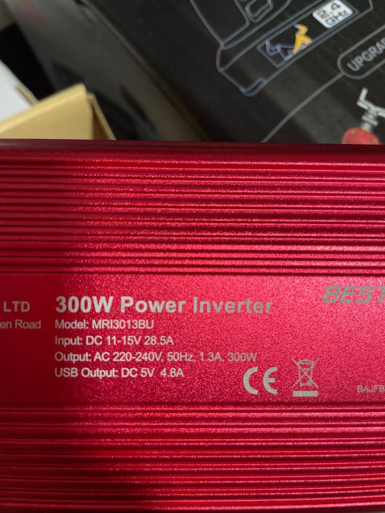 BESTEK 300W Power Inverter DC 12V to 110V AC Car Adapter with 4.8A Dual USB  Charging Port : : Car & Motorbike