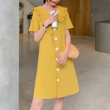 2XL mustard doll dress (Category: Dresses) located in Butuan. Submitted by jangy77 (Listing ID 1134217464, Image 1). Description: Mustard yellow doll collar dress. Like new. 2XL Bust 44 Waist Length Mine 250 🚫 no joy miner / reserver please ☑ All sales are final. No return no exchange. Flaws are mentioned and these are thrifted items. Manage your expectations. ☑ Wash before wearing ☑ Measured flat laid. We recommend you measure your clothes the 