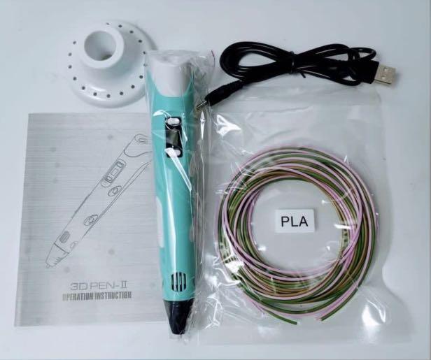 3D Printing Pen II with USB Cable for kids Gift, Hobbies Toys