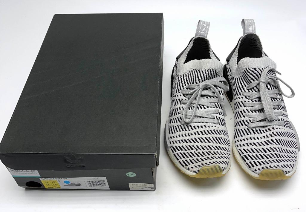 adidas NMD R1 STLT PK Grey Marathon Running Sneakers Carousell