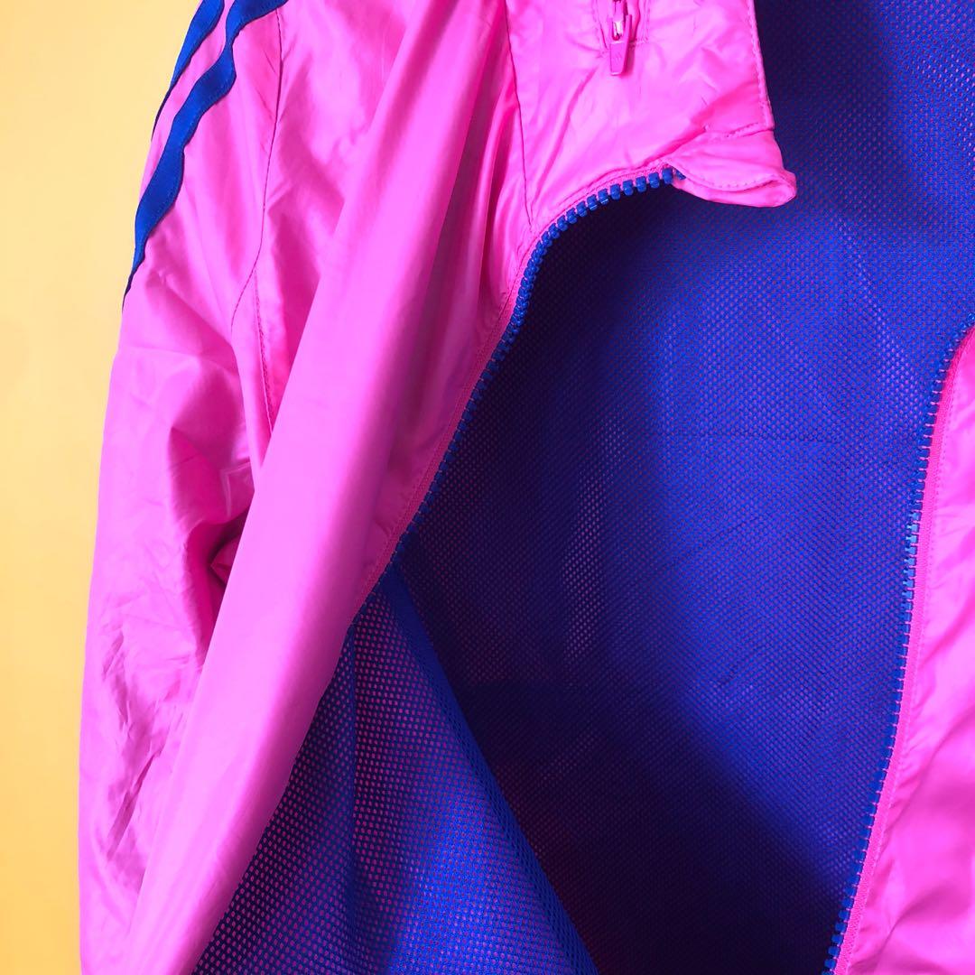 adidas pink running jacket
