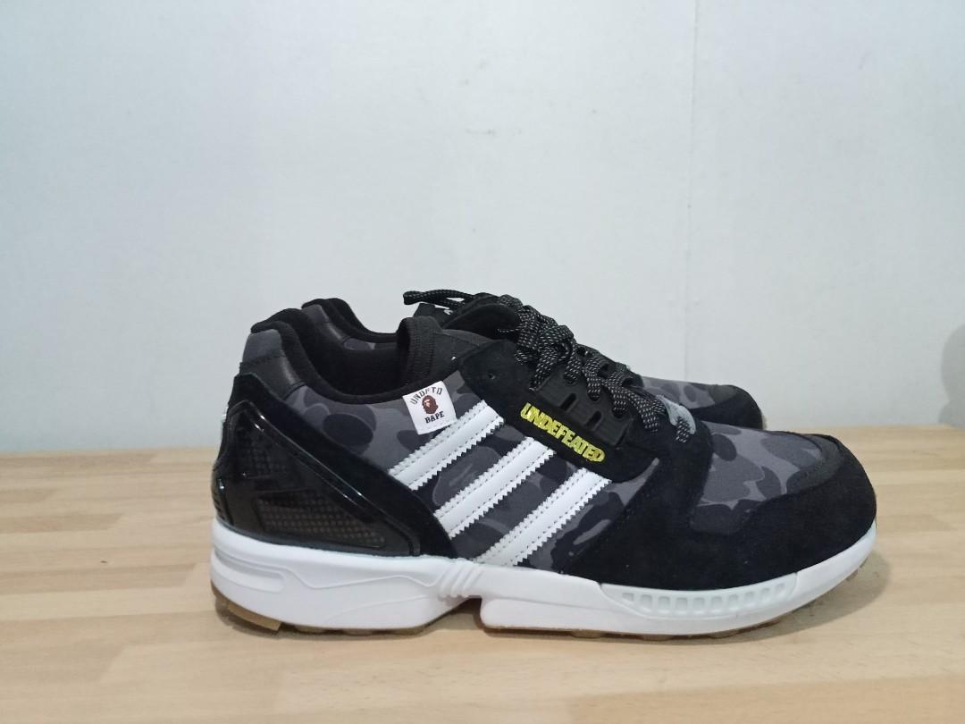 adidas zx 8000 bape undefeated black