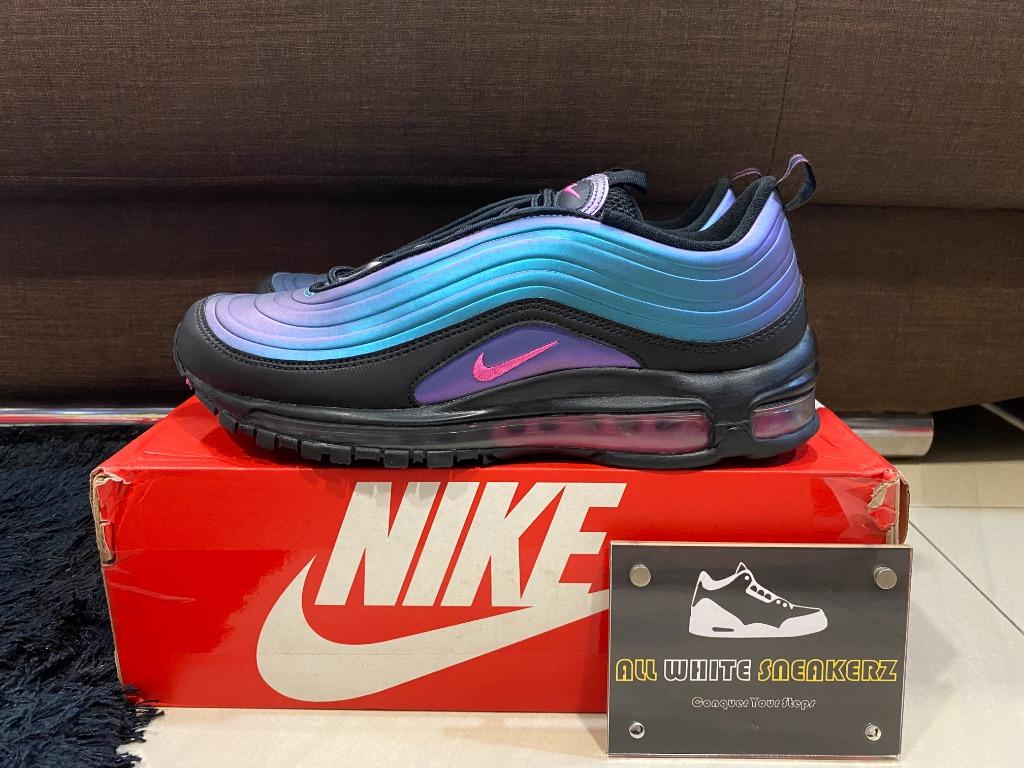 Black laser fuchsia store air max 97